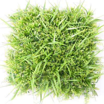 China exterior & balcony plant anti simulation plant wall green plant decoration artificial boxwood indoor pastoral turf indoor UV decoration for sale