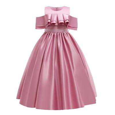 China Prabal Gurung Girl's Skirt Sleeveless Satin Fabric 2058 Pretty Dress A Dress With Cheap Price for sale