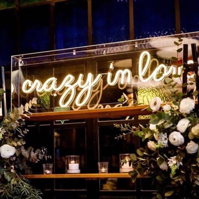 China High Quality Acrylic Led Buildings Neon Sign Wedding Party Bar Cafe Custom Neon Signs for sale