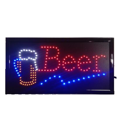 China PVC Frame + MDF Backboard Manufacturers Bar Beer Pizza Pharmacy Led Sign Board Hot Selling Open Signs for sale