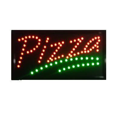 China High Quality Custom Store Front Door Led Open Sign Portable Pizza Lighted PVC Frame Manufacturers for sale