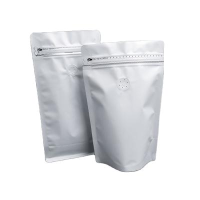 China BIODEGRADABLE Stand Up Coffee Set Bags Withvalve And Zipper for sale