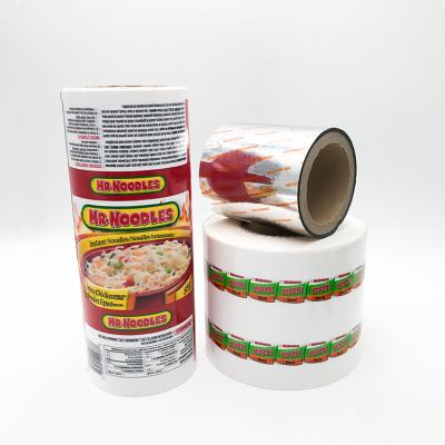 China Food Snack Noodle Instant Noodle Seasonings Customized Plastic Moisture Proof Compound Packaging Roll Film Mylar Easy Tear Moisture Proof for sale