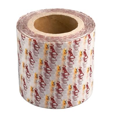 China Food grade packaging moisture proof custom sticker laminated roll film printed roll films for noodles for sale