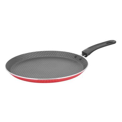 China Viable factory direct sale non-detachable frying stick scratch pancake filters low price gas cooker aluminum wok for sale