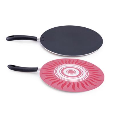 China Non Viable Professional Stick Supplier Stripe Tawa Pan Double Sided Aluminum Gas Stove for sale