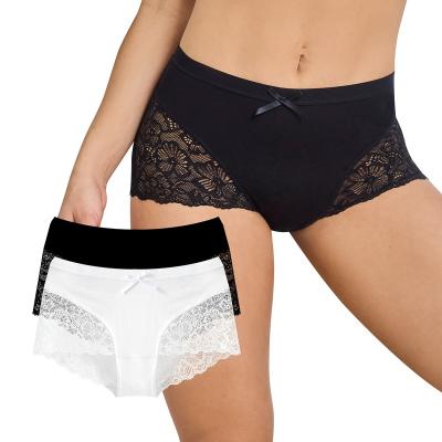 China Anti-static women's panties in lace women's underwear sexy lingerie panties transparent underwear for sale