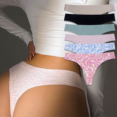 China Competitive price women's sexy thongs seamless underwear panties breathable hippie women's panties for sale