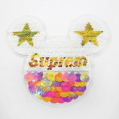 China Wholesale Paste Animal Fashion Clothing Fabric Sequin Embroidery Sequin 3D Large Sequins for sale