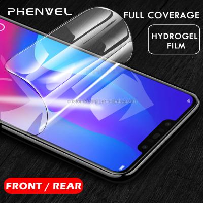 China Non-Glass Huawei Recovery Screen Privacy Protector Korea HD TPU Film Mobile Phone Screen Protector Transparent Full Coverage for sale