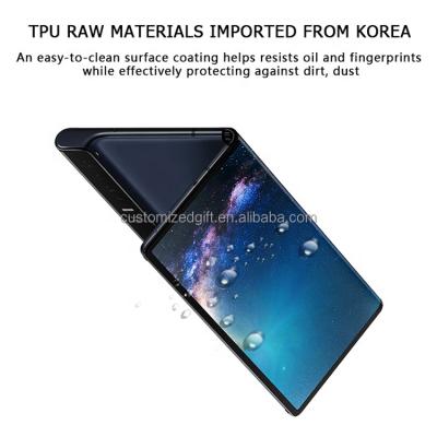 China Soft Bubble Free Fullscreen Hydrogel Film Screen Protector Anti-Scratch Bend Smart Cell Phone Protector 3D Tpu Film For Huawei X Mate for sale