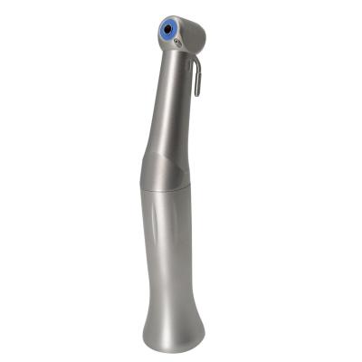 China Dental Area 20:1 Implant Contra Angle Dental Low Speed Handpiece E-type Connector Push Button Decreasing Handpiece for sale