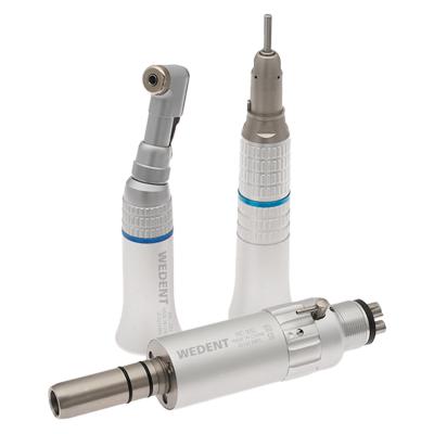 China Metal Wedent Factory Supply Surgical Equipment External Water Spray Straight and Contra Angle Key Type Dental Low Speed Handpiece Set for sale