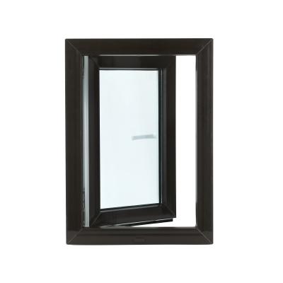 China Swing new developed top quality plastic steel tilt and turn casement window upvc basement steel framed windows for sale