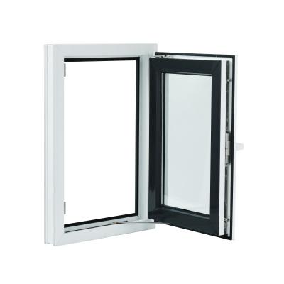 China Swing Glass Window UPVC Steel Plastic Wholesale European Style Double Heat Resistance Casement Windows and Doors for sale