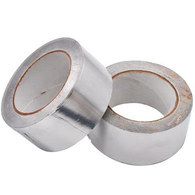 China Heat Resistant Aluminum Foil Tape Jumbo Roll HVAC Reinforced Aluminum Foil Tape for sale