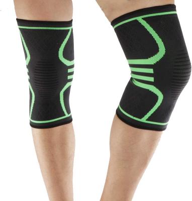 China Custom Made Safety Breathable Anti-Slip Kneepad Nylon High Elasticity Knee Support Pads Guard Outdoor Sports Protector for sale