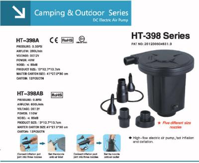 China HT-398 AC Electric Air Pump In Camping & outdoor for sale