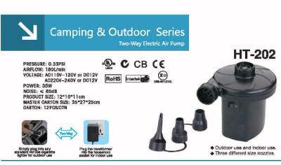 China HT-202 Two-way Electric Air Pump In Camping & outdoor for sale