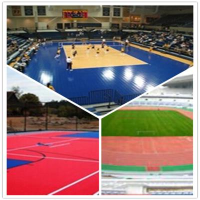 China 3W outdoor basketball court / suspend interlocking / pvc floor for sale