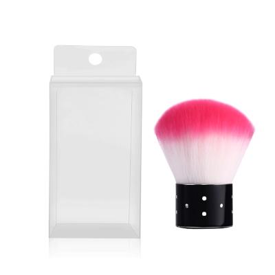 China Smudge Brush Nail Polish Tools Sweep Dust Wide Loose Powder Blush Mushroom Kabuki Brush For Nail Cleaning for sale