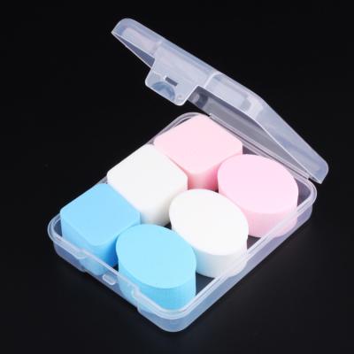 China Wholesale Banfi Washable Special Cosmetic Diamond Base Mixing Puff and Wet Dry and Oval Shape Powder Puff from Yiwu for sale