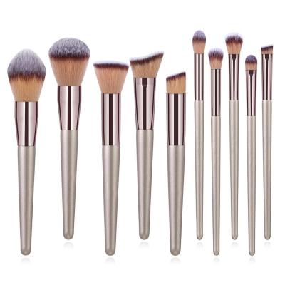 China New eye shadow brush banfi brush products eye shadow brush for makeup home use with nylon hair wooden handle for sale