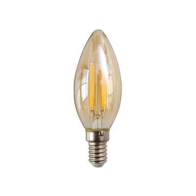 China Residential Candelabra Led Light Bulbs Led Chandelier Dimmable Vintage Candle Light Filament Bulbs for sale