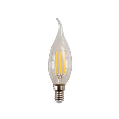 China Residential C35 Vintage Filament Candelabra Bulb Led Candle Light Chandelier Light Bulbs With Tail for sale