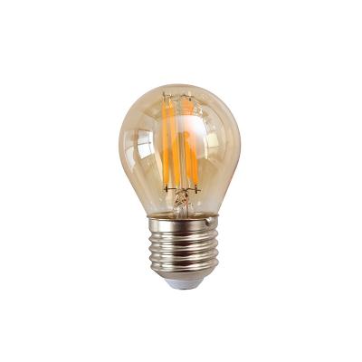 China Residential G45 Golden Glass Home Lighting Energy Saving Tungsten Lamp Led Filament Bulb Edison Bulb for sale