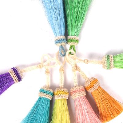 China High Quality Attractive Colorful Horse Hair Tassel Handmade for sale