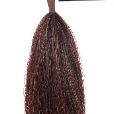 China 36inch Long Pure White Horse Tail Hair For Ponytail Extensions , 95CM Mixed Fake Tail Extensions T36 for sale