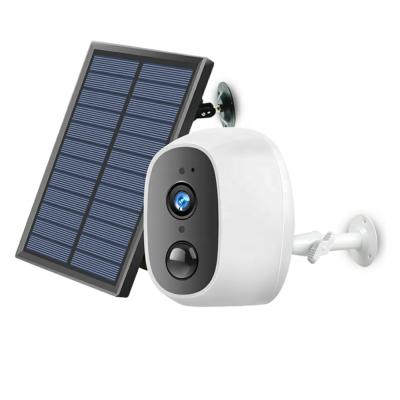 China 1080P Two-Way Audio IP Security Solar Power Siren WiFi Camera Built-in IP66 Battery Waterproof Night Vision Video 1080P for sale