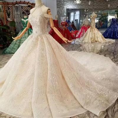 China LS11283 New Wedding Dress LS11283 Breathable Luxury Beading Simple Wedding Dress Bridal Wedding Sexy Lace Wedding Dress for sale