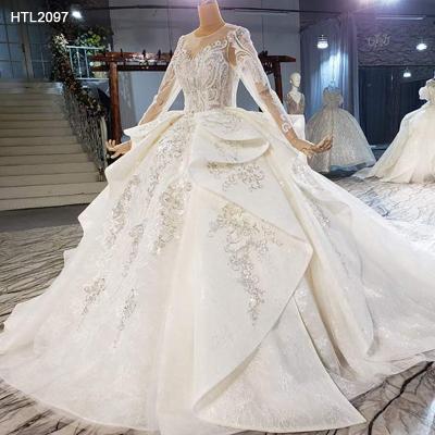 China Jancember HTL2097 2020 luxury designers breathable plus size best sexy white dress for wedding for sale