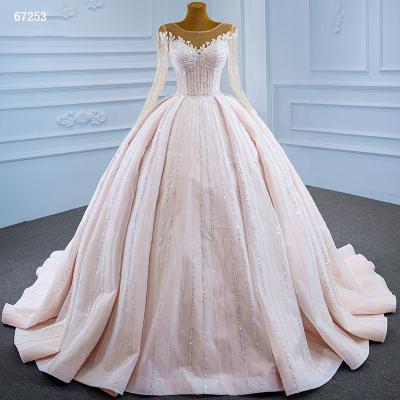 China Jancember RSM67253 Breathable 2021 Wholesale Off The Shoulder Floor Length Bridal Gown Wedding Dresses for sale