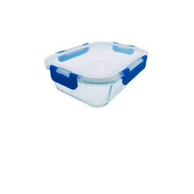 China Microwavable Borosilicate Glass Vacuum Food Storage Container for sale