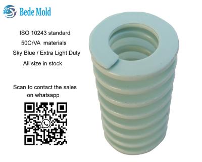 China ISO10243 VL Series Light green Color Extre Light Load Spring All Size In Stock en venta