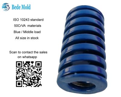 Китай Medium Load Mold Springs Blue Color B Series Rectangular ISO10243 standard продается