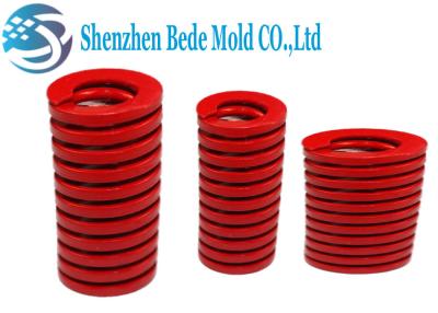 China Red Heavy Duty Mold Spring / Industrial Compression Spring ISO10243 Standard for sale