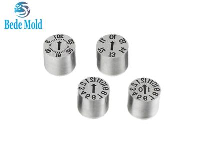 China Precision Mold Parts Mold Date Insert Date Stamp Customized Size Stainless Steel SUS420 Materials for sale