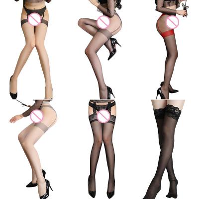 China Hot Selling Best Quality Transparent Sexy Stockings Women's Seduction Transparent Pantyhose Underwear for sale