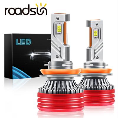 China Excellent heat dissipation roadsun car bulbs H1 H7 led lights H11 HB3 9005 H4 LED 9006 Depo auto lamp automotive parts headlights 110W 20000LM 6000K for sale