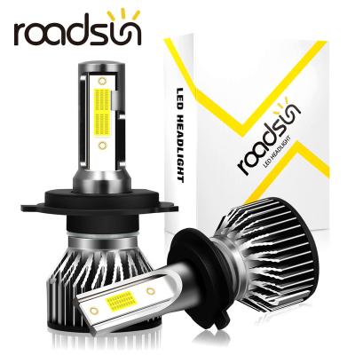 China Auto Led Bulbs H1 H7 H11 H13 9012 Low Beam High Beam Roadsun Headlight 9004 9005 9006 9007 H4 LED Headlight Kit Hi /Lo Beam 6000K Super Bright Lights For Cars for sale