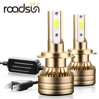 China High Brightness LED Roadsun H4 Led Headlight 100W Luces Led Para Carro HB3 HB4 9005 9006 H1 H11 H7 Led Lamp For Car Fog Light 6000K Super Bright for sale