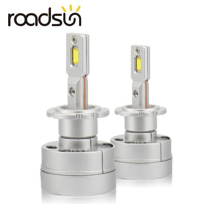 China Car Led Headlight roadsun D2R D2S LED Headlight Bulb For Ford Honda Infiniti Mazda Nissan Peugeot Renault Opel HID Xenon Replacement 25000LM 6000K for sale