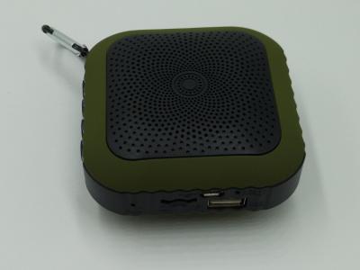 China Micro SD FM Mini Wireless Bluetooth Speaker USB Square 2.1 EDR for sale