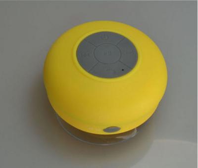 China Hands Free Portable Bluetooth Stereo Speakers Waterproof Yellow for sale