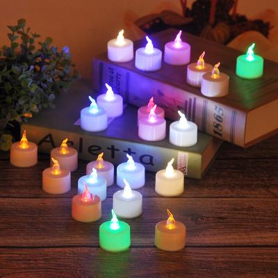 China Lit Candles For High Quality Pumpkins Battery Operated Indoor Outdoor Decoration Halloween Electronic Candle Led Lights for sale