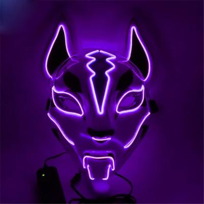 China New Arrival Halloween Mask LED Mask PVC Silk Screen Printing Honnor Party Deluxe Hot Selling Luxury Scary Home Mask for sale